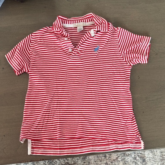 The Beaufort Bonnet Company Other - The Beaufort Bonnet Company Red and White Striped Polo size 5
